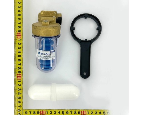 Дозатор DosaPlus 1 2P 1/2" прямой пропорц. с капсулами полифосфата