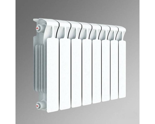 Радиатор биметаллический Rifar Monolit 350/100 12 секций нижнее правое подключение Радиатор биметаллический Rifar Monolit 350/100 12 секций нижнее правое подключение