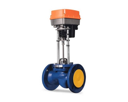 Клапан зап-рег чуг TRV Ду25 Ру16 фл Kv8 эл/п TSL Теплосила TRV-25-8-101