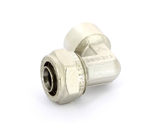 Угол обжим-В никелированный TIEMME 20х1/2"