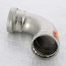 Угол пресс нержавеющая сталь Sanpress Inox VIEGA 64