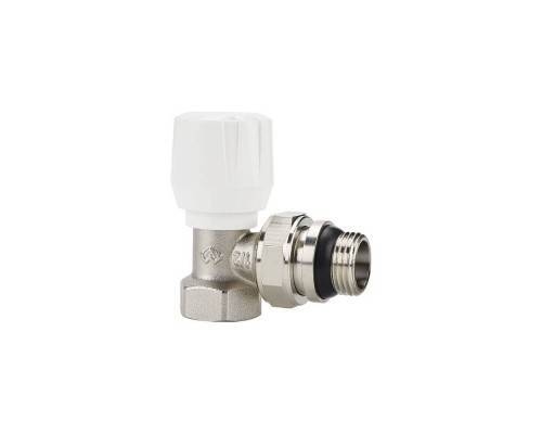 Клапан радиаторный VARMEGA 1/2" ручной, угловой с самоуплотняющимся полусгоном VM10011 Клапан радиаторный VARMEGA 1/2" ручной, угловой с самоуплотняющимся полусгоном VM10011