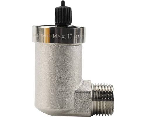Воздухоотводчик VARMEGA автоматический VM13101, 1/2", угловой, вертикальный выпуск Воздухоотводчик VARMEGA автоматический VM13101, 1/2", угловой, вертикальный выпуск
