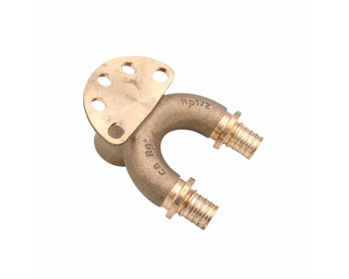 Угольник REHAU настенный ВР 16/16-1/2" RX+ короткий , бронза