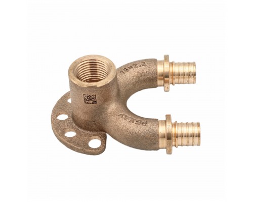 Угольник REHAU настенный ВР 16/16-1/2" RX+ короткий , бронза