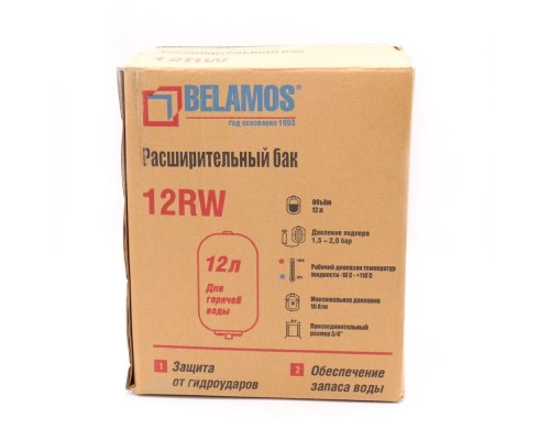 Бак расширительный подвесной 12RW красный