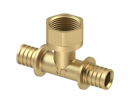 Тройник переходной ВР 20х1/2х20 латунь акс.