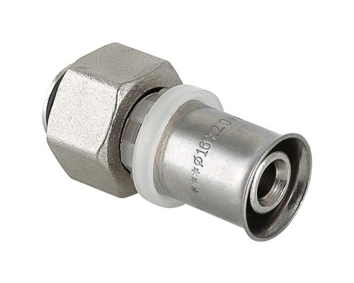 Пресс-муфта с накидной гайкой 16*1/2" для коллектора (Valtec) VT.712