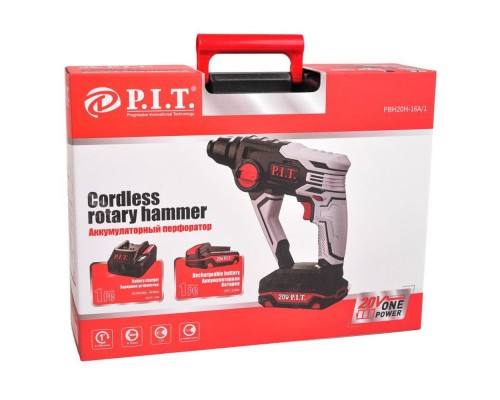 Перфоратор P.I.T. аккумуляторный PBH20H-16A/1