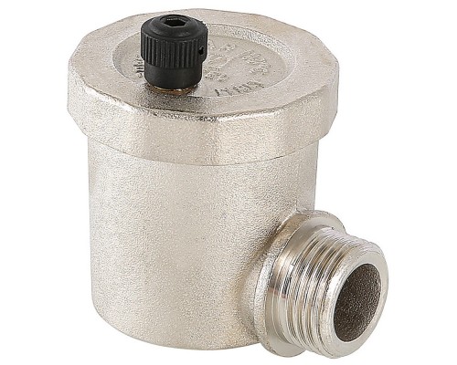 Воздухоотводчик автоматический угл.1/2" никель (Valtec VT502)