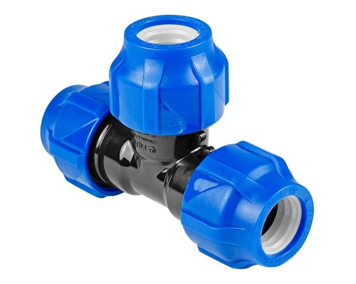 Тройник ПНД компрессионный 32 мм (VALFEX)