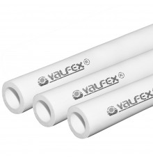 Труба полипропиленовая PPRC PN20 / 75 *12,5 Valfex, белая (уп.12 п/м)