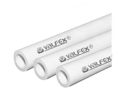 Труба полипропиленовая PPRC PN20 / 75 *12,5 Valfex, белая (уп.12 п/м)