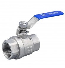 Кран Benarmo шаровый нерж SS304 4011H Ду15 Ру63 ВР L-57мм полнопроходный