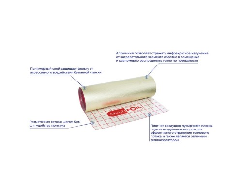 Изоляция MULTIFOIL отражающая 1,2*25 (рулон 30м2)
