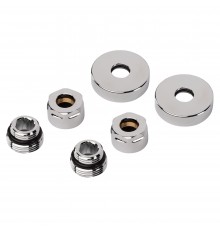 Набор подключения Royal Thermo Design 1/2" ВР - 15 мм (хром)