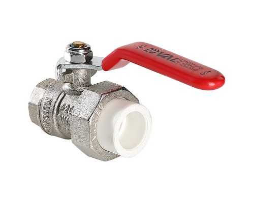 Кран шаровый под полипропилен "рычаг" ВР внутренняя резьба 20*1/2" (Valtec VT.742) уп 10 шт