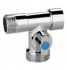 Кран-тройник для сантехнических приборов ВНН внутренняя наружная НР 1/2*3/4*1/2 (JIF.260) уп 20 шт