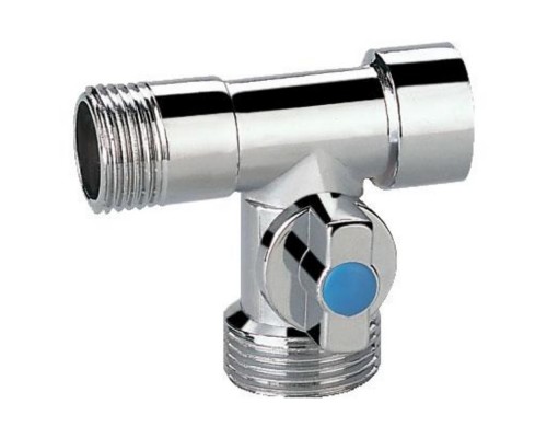 Кран-тройник для сантехнических приборов ВНН внутренняя наружная НР 1/2*3/4*1/2 (JIF.260) уп 20 шт