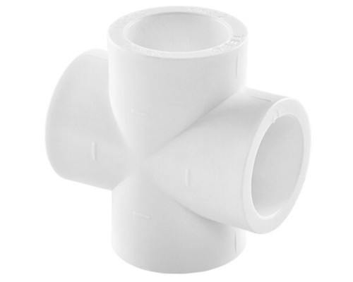 Крестовина полипропиленовая PPRC 25, белая (уп. 30 шт)