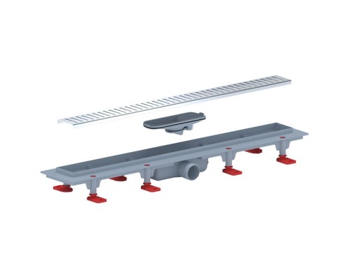 Трап линейный 650мм*62мм выход 40 мм АниПласт БИМС сухой затвор TLQ1465G