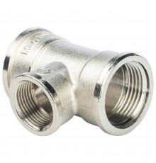 Тройник ВВ переходной никелированный 1"X3/4X1" SFT-0022-001341 STOUT