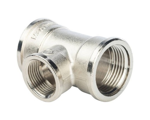 Тройник ВВ переходной никелированный 1"X3/4X1" SFT-0022-001341 STOUT
