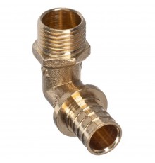 Угольник переходной НР 20х1/2 латунь акс.