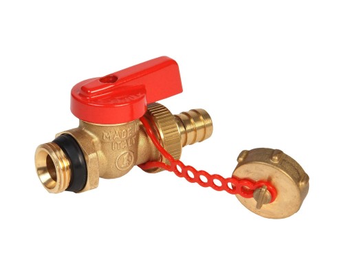 Кран шаровой Giacomini выпускной с рукояткой 1/2", R608DY053