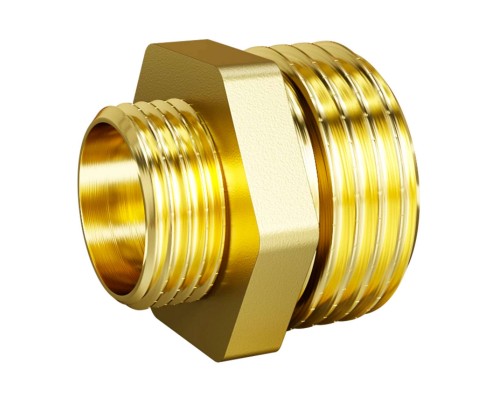 Ниппель переходной LD DN20х15 нр-нр, латунь