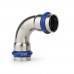 Угольник VARMEGA 90гр. двухраструбный Inox Press 35x35