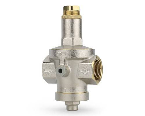 Редуктор давления VARMEGA 1", PN25, мембранный, с присоединением к манометру, VM12803