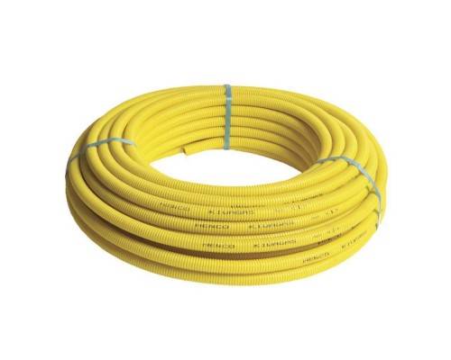 Труба HENCO STANDARD для газа в желтой гофре, PEXc-AL-PEXc, 16х2, (50)