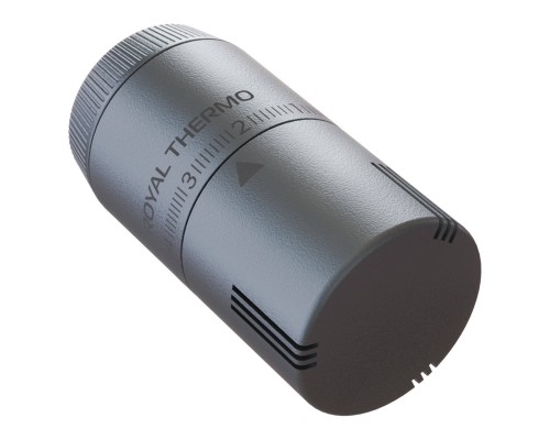 Термоголовка жидкостная Royal Thermo Design М30х1,5 (серебристый)