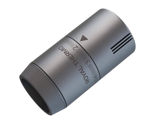 Термоголовка жидкостная Royal Thermo Design М30х1,5 (серебристый)