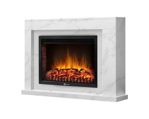Каминокомплект:ОчагElectrolux EFP/P-2520LS с порталом Simple 25 белый мрамор Каминокомплект:ОчагElectrolux EFP/P-2520LS с порталом Simple 25 белый мрамор