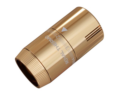 Термоголовка жидкостная Royal Thermo Design М30х1,5 (золото)