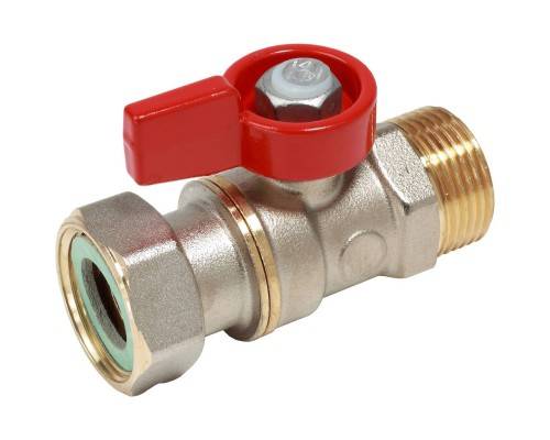 Кран шаровой Giacomini НР для котлов и счетчиков 3/4"M x 3/4" гайка - красн. рук., R254PX014 Кран шаровой Giacomini НР для котлов и счетчиков 3/4"M x 3/4" гайка - красн. рук., R254PX014