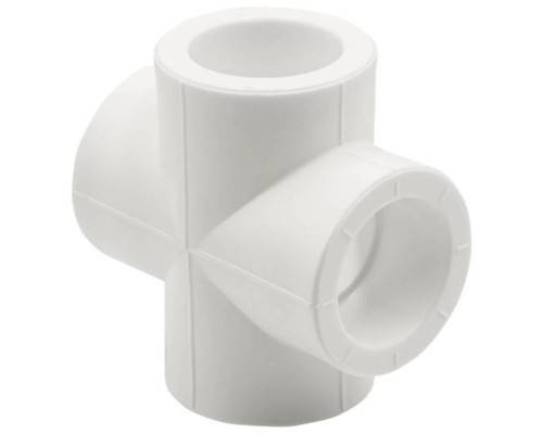 Крестовина THERMOLIGHT PP-R 20 белый (25/225) Крестовина THERMOLIGHT PP-R 20 белый (25/225)