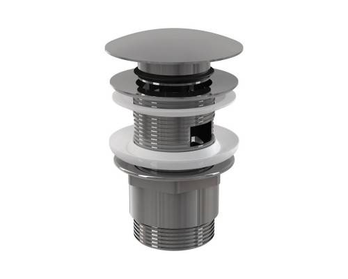 Водослив AlcaPlast для умывальника click/clack 5/4", цельномет. с большой заглушкой A390 Водослив AlcaPlast для умывальника click/clack 5/4", цельномет. с большой заглушкой A390