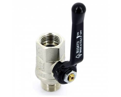 Кран BUGATTI НВ 1/2" ручка NEW JERSEY серия 915, полный проход Кран BUGATTI НВ 1/2" ручка NEW JERSEY серия 915, полный проход