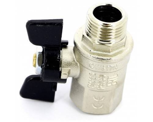 Кран BUGATTI НН 1/2" бабочка OREGON серия 327, полный проход Кран BUGATTI НН 1/2" бабочка OREGON серия 327, полный проход