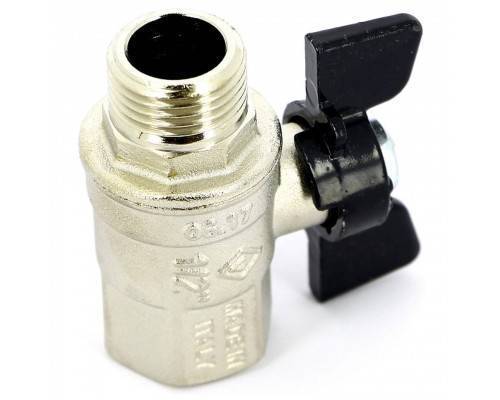 Кран BUGATTI НН 1/2" бабочка OREGON серия 327, полный проход Кран BUGATTI НН 1/2" бабочка OREGON серия 327, полный проход