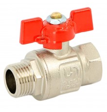 Кран Uni-Fitt НВ 3/4" полнопроходной, бабочка ETALON