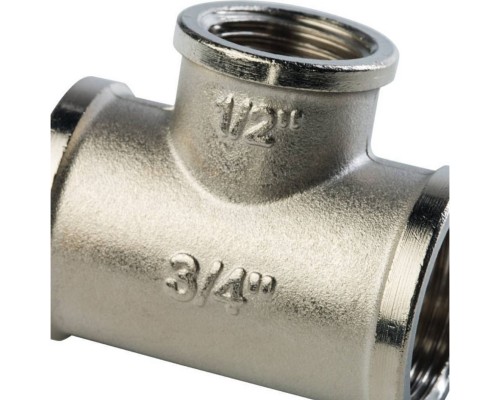 Тройник переходной STOUT никелированный ВВ 3/4"х1/2"х3/4" Тройник переходной STOUT никелированный ВВ 3/4"х1/2"х3/4"