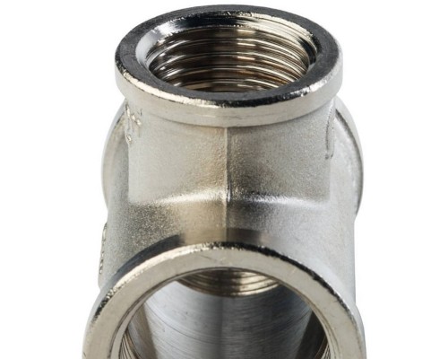 Тройник переходной STOUT никелированный ВВ 3/4"х1/2"х3/4" Тройник переходной STOUT никелированный ВВ 3/4"х1/2"х3/4"