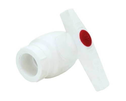 Кран MeerPlast PRO шаровый PPRC 25 белый (1/45) Кран MeerPlast PRO шаровый PPRC 25 белый (1/45)