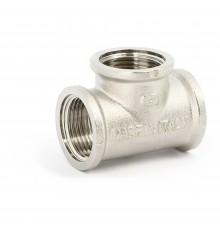 Тройник Uni-Fitt 1" ВР никелированный, арт. 615N4440