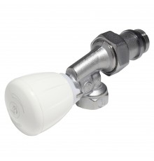 Клапан термостатический Giacomini угловой осевой микрометрический 1/2" x 16, R435X062