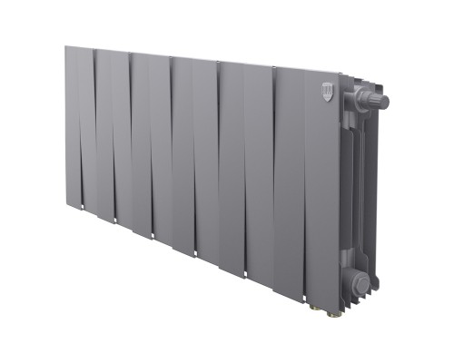 Радиатор биметаллический Royal Thermo PianoForte 300 Серебристый VR80 - 12 секц.